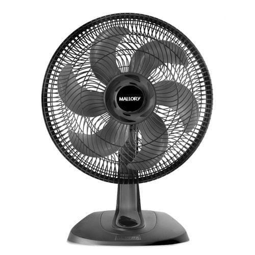 Ventilador de Mesa Mallory TS40 40cm 6 Pás 3 Velocidades Preto 127V