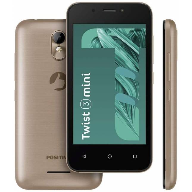 CelularPositivoTwist3MiniS431bDourado