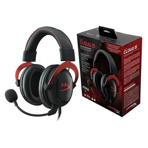 Headset Gamer Hyper X Khx-hscp-rd Cloud Ii Preto Com Vermelho Kingston