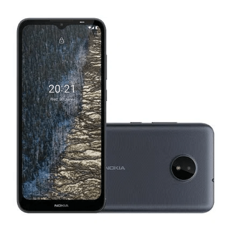 SmartphoneNokiaC2032GB4GTela65polegadasDualChip2GigaRAMCameraSelfie5MPNK038Azul