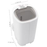 Maquina de Lavar Mueller FamilyLite Semiautomática 10kg Cor Branco 127V