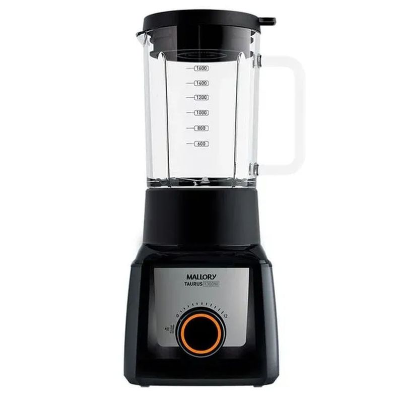 Liquidificador Mallory Taurus 3 litros 1270kw Preto 110v