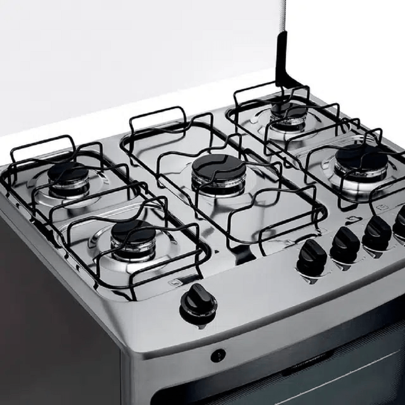 Fogao 5 Bocas Consul acendimento automático Inox Bivolt CFS5NAR