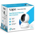 Câmera de Segurança TP-Link Tapo C200 180p Full HD WiFi Visão Noturna Branco Bivolt