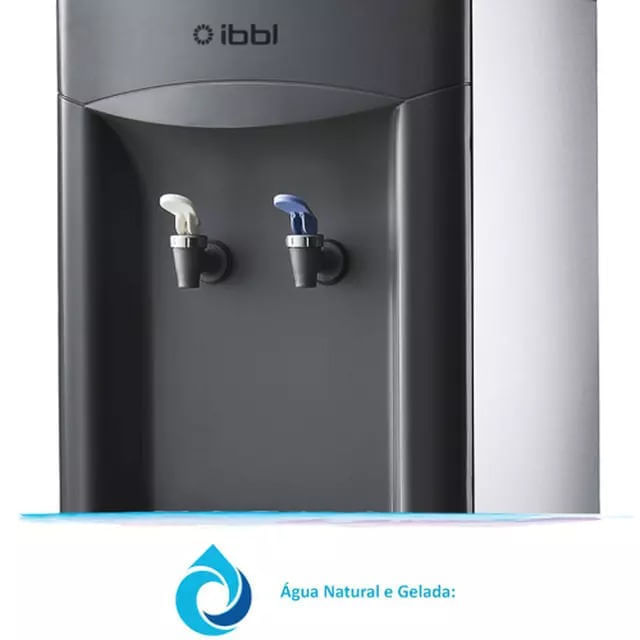 Bebedouro de Água Eletrônico Coluna Bandeja Removível IBBL GFN 2000 Inox 127v