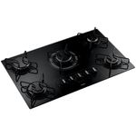 Cooktop 5 Bocas Consul a gas com acendimento automatico Bivolt Preto CD075AE