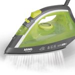 Ferro de Passar a Vapor Arno 1200W Função Ecogliss FEC1 200m Cinza Verde 127V