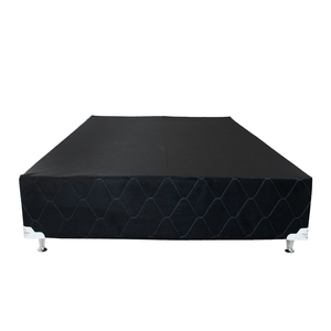 Base Cama Box Casal Marjom Açucena Preta