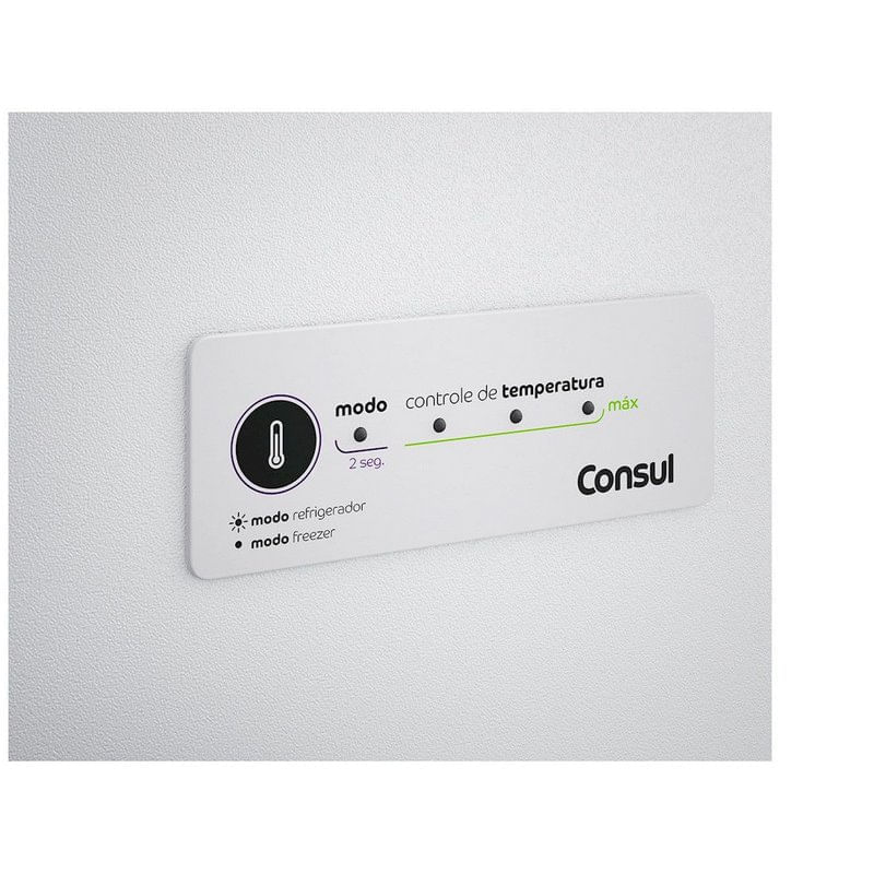 Freezer Consul horizontal 534 litros 2 portas dreno frontal 127 Volts classe A branco CHB53EBANA