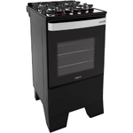 FogaoMueller4BocasPiacereVetroAutomaticoMesadeVidroForno48LPretoBivolt