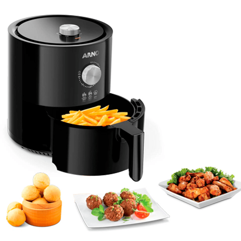 Fritadeira-Eletrica-Arno-AirFry-Ultra-42L-1620W-com-Sistema-Hot-Air-Preto-110V