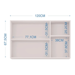 ArmarioAereoPoquema120cmCristalChocolateCinzaPlatinum