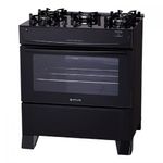 Fogao-5-Bocas-Preto-com-Mesa-de-Vidro-Atlas-Monaco-Top-Glass-Bivolt