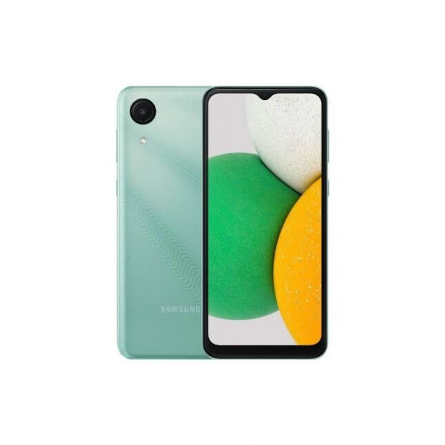 Smartphone-Samsung-Galaxy-A03-Core-32GB-4G-Wi-Fi-Tela-6.5---Dual-Chip-2GB-RAM-Camera-8MP-Selfie-5MP-Verde
