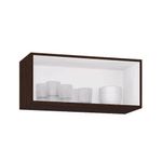 Armario-Aereo-Poquema-71-cm-Cristal-1-Porta-Chocolate-Cinza-Platinum-