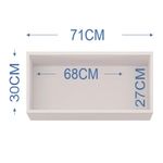 Armario-Aereo-Poquema-71-cm-Cristal-1-Porta-Chocolate-Cinza-Platinum-