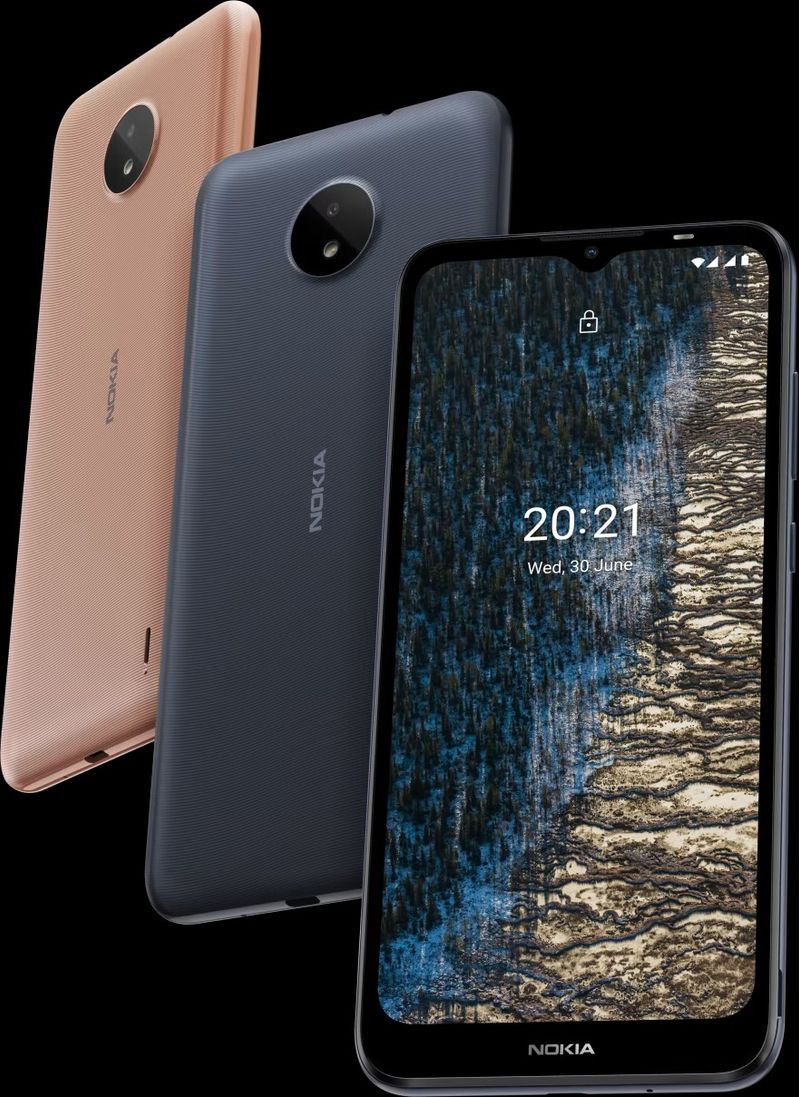 SmartphoneNokiaC2032GB4GTela65polegadasDualChip2GigaRAMCameraSelfie5MPNK038Azul