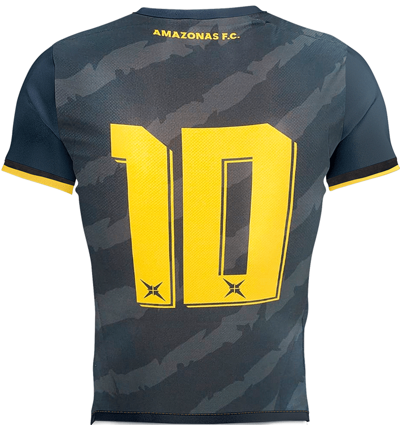 Camisa Oficial Feminina Amazonas FC Jogo Preta Tamanho G 2023 Tvlar