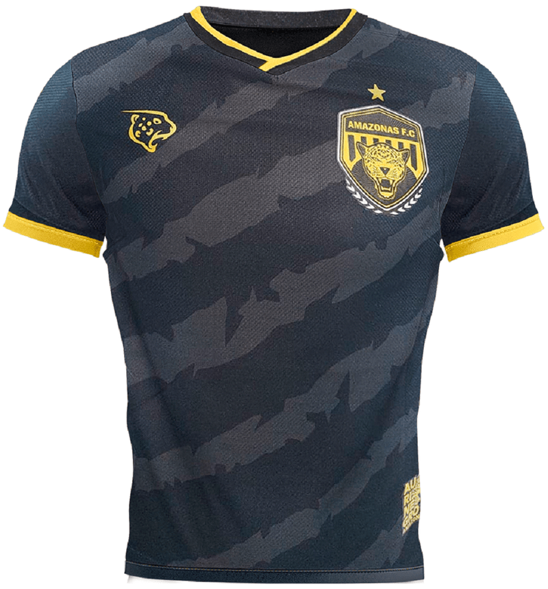 CamisaOficialJuvenilAmazonasFCJogoPretaTamanho82023