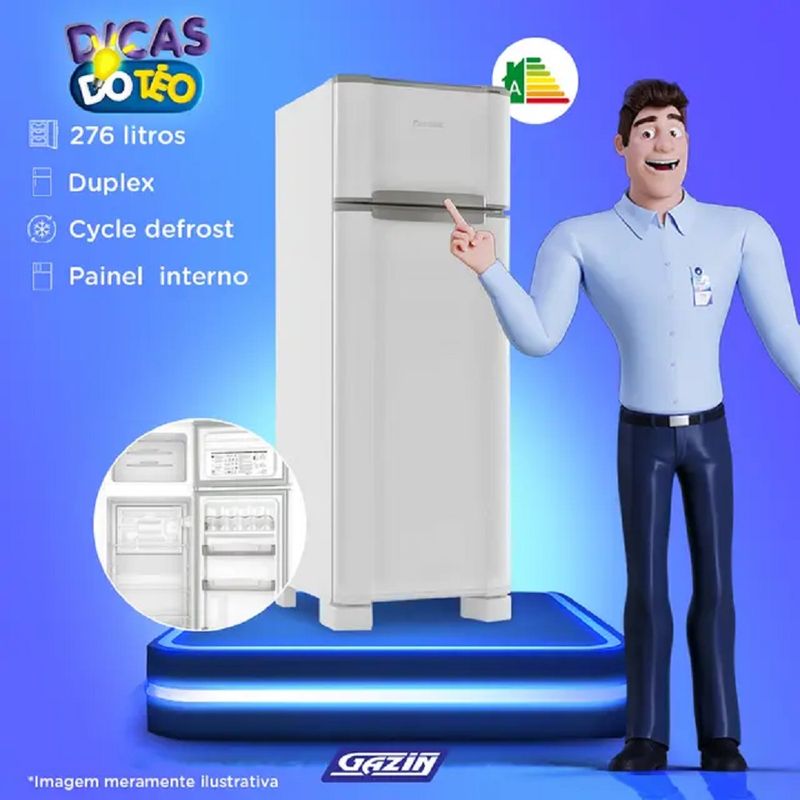 Refrig-Esmaltec-276L-RCD34-2P-BR-110V