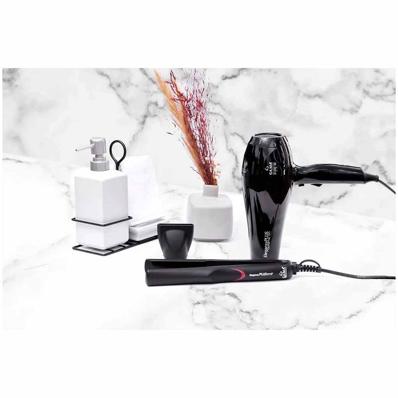 Secador-Cabelo-Gama-Eleganza-Plus-Ceramic-ion-com-Jato-de-Ar-Frio-2100W-Preto