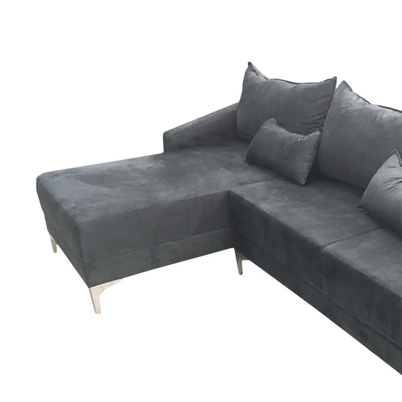 Estofado-Arezzo-Marjom-com-Chaise-Velveten-Grafite