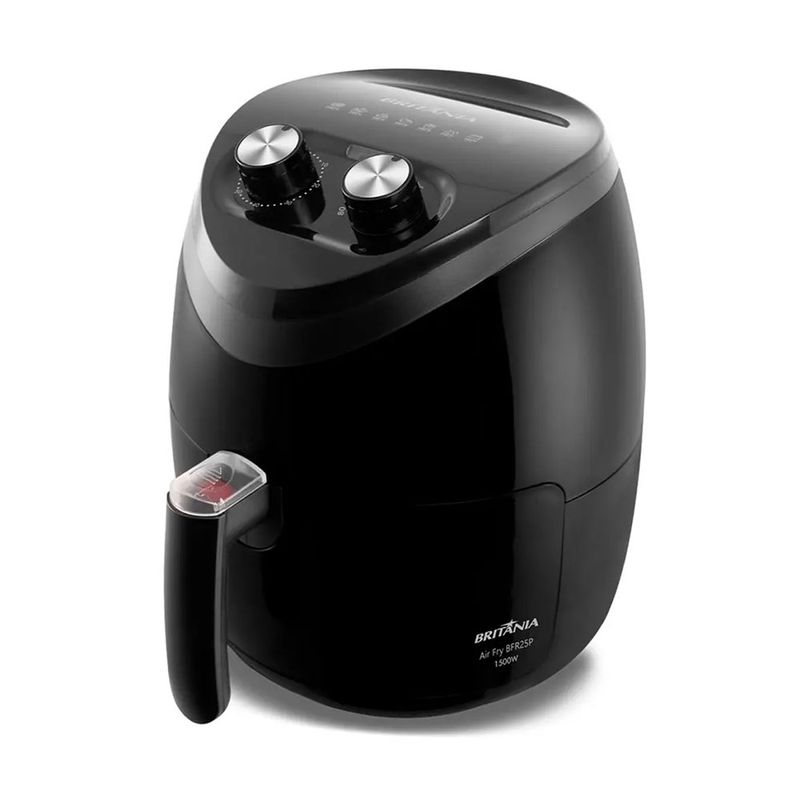 Fritadeira-Eletrica-Britania-Air-Fryer-Antiaderente-com-Timer-4l-Preto
