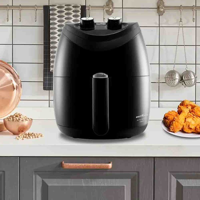 Fritadeira-Eletrica-Britania-Air-Fryer-Antiaderente-com-Timer-4l-Preto