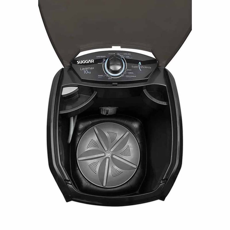 Lavadora-Suggar-Lavamax-10KG-127V-Preta