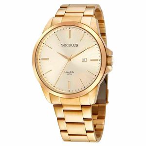 Relógio Masculino Analógico Seculus 44069GPSVDA2 Dourado