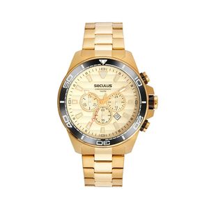Relógio Masculino Analógico Seculus 44076GPSVDA4 Dourado