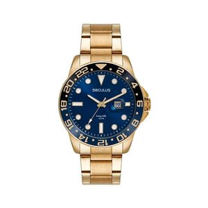 Relógio Masculino Analógico Seculus 44210GPSVDA3 Dourado