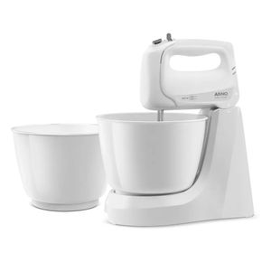 Batedeira Portátil Arno Mini Chef 400W 4 velocidades Branca