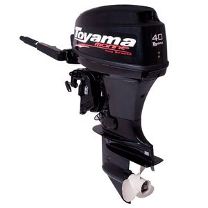 Motor de Popa Toyama TM40TESR 40HP 2T e 2 Cilindros com Partida Manual e Elétrica