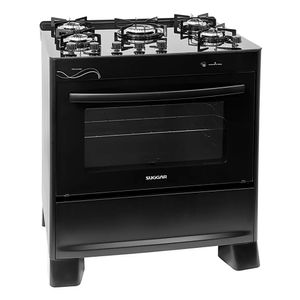 Fogão 5 Bocas Suggar Neo Glass Preto FGVNG510PT