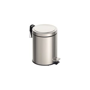 Lixeira com Pedal Tramontina Brasil 5L em Aço Inox