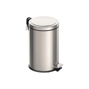 Lixeira com Pedal Tramontina Brasil 12L em Aço Inox