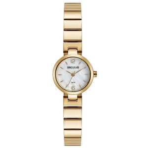 Relógio Feminino Analógico Seculus 77190LPSKDS1K1 Dourado