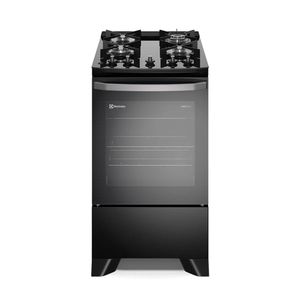 Fogão 4 Bocas Electrolux Preto Efficient Perfectcook FE4GP