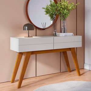 Aparador com 2 Gavetas Colibri Noronha Off White Matte