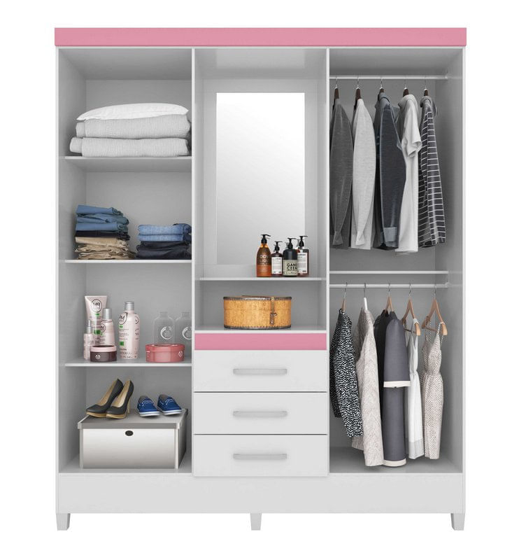 Guarda-Roupa-Demobile-4-Portas-3-Gavetas-com-espelho-Capelinha-Persia-Branco-Rosa