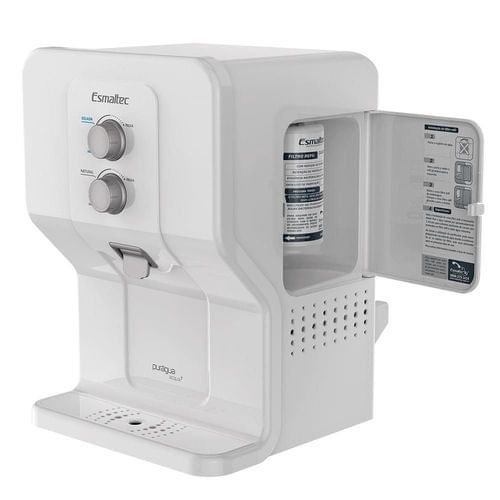 Purificador-de-Agua-Esmaltec-22-litros-com-Filtro-Refil-Puragua-Acqua-7-Branco-110v
