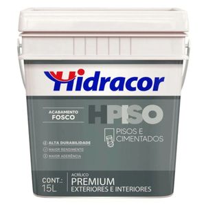 Tinta Acrílica HPISO Hidracor Fosco 15L Cinza