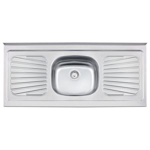 Pia de Apoio em Aço Inox Tramontina New Raggi 120x52cm