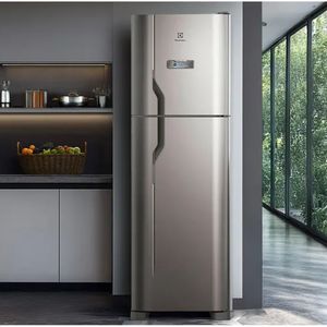 Geladeira Electrolux Frost Free Duplex 400L Inox 110v DFX44