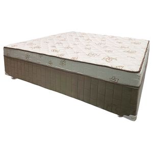 Cama Box Casal Marjom Jasmim Espuma D28 188x138x58cm