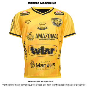 Camisa Oficial Amazonas FC Masculina Tamanho G 2023 Amarela