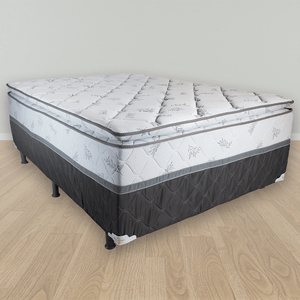 Cama Box Casal Marjom Amazônia Mola Bonnel Pillow Top 138x188x66cm