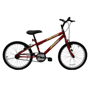 Bicicleta Cairu Aro 20 MTB Super Boy - Vermelha