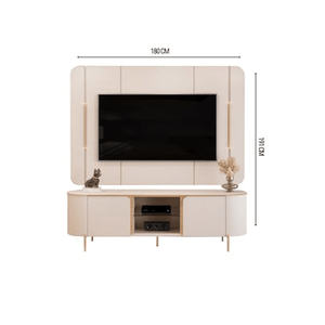 Rack com Painel Adele Off White DJ 180cm